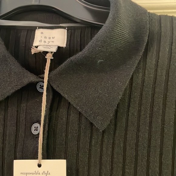 A New Day Ribbed Polo Sweater - Picture 4 of 4